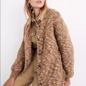 NWT $110 Madewell Winstead Space Dye Cardigan Sweater Size Small S Cardi Cute